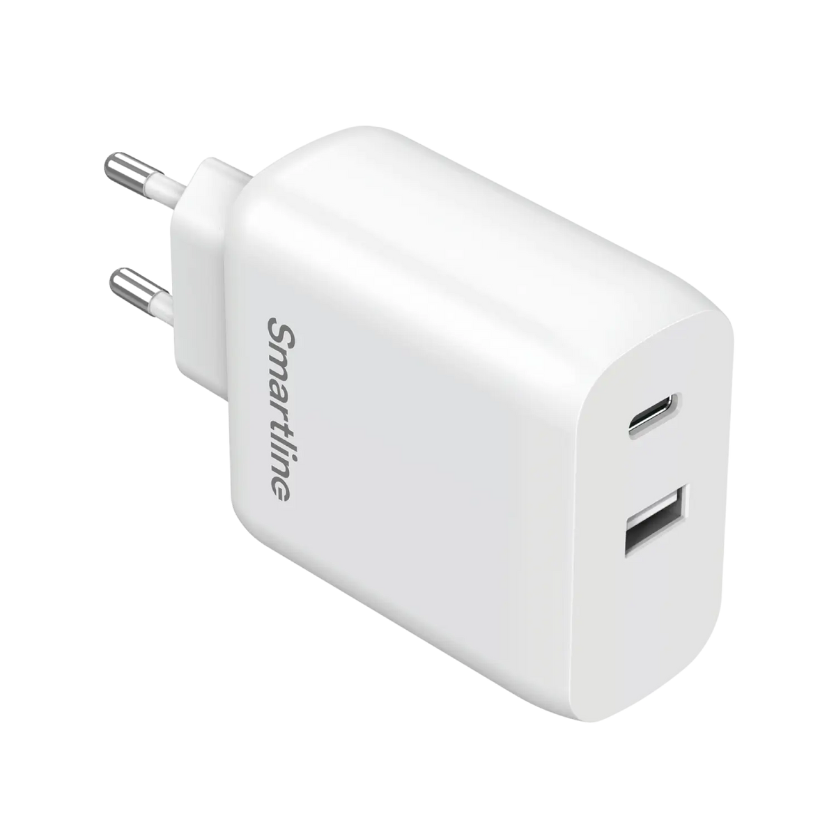 Snabbladdare USB-A + USB-C PD3.0 (65W)