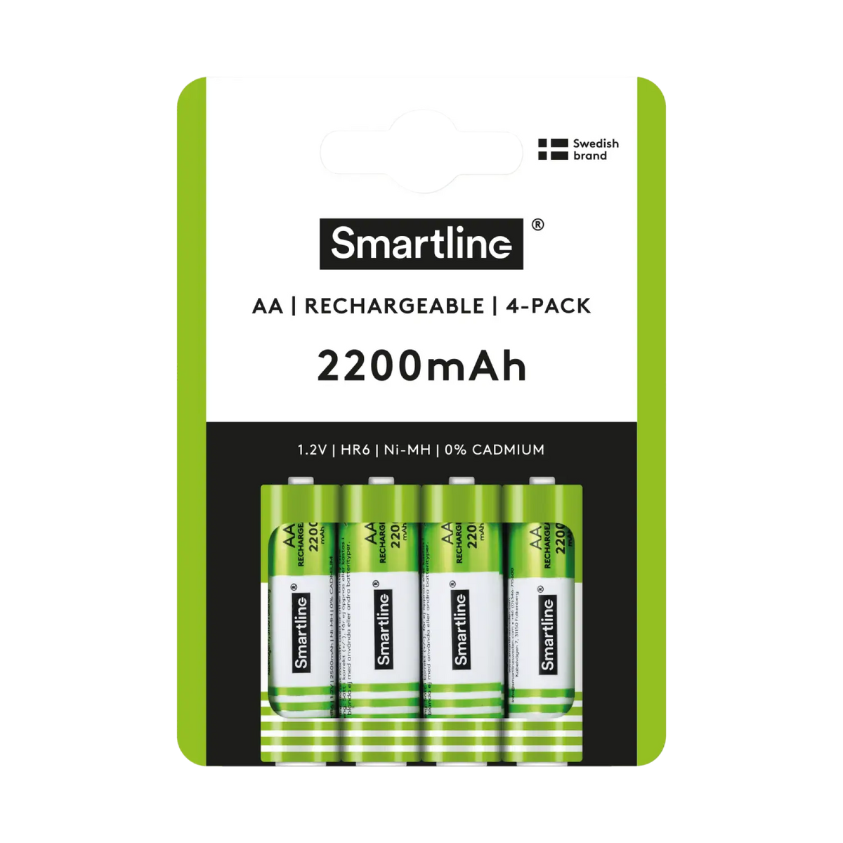 Uppladdningsbara AA-Batterier (4-PACK)