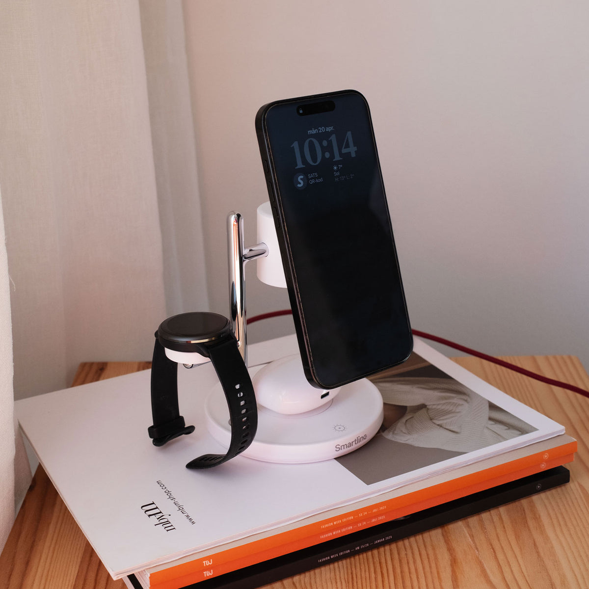 Laddstation - 3 i 1 Qi25W