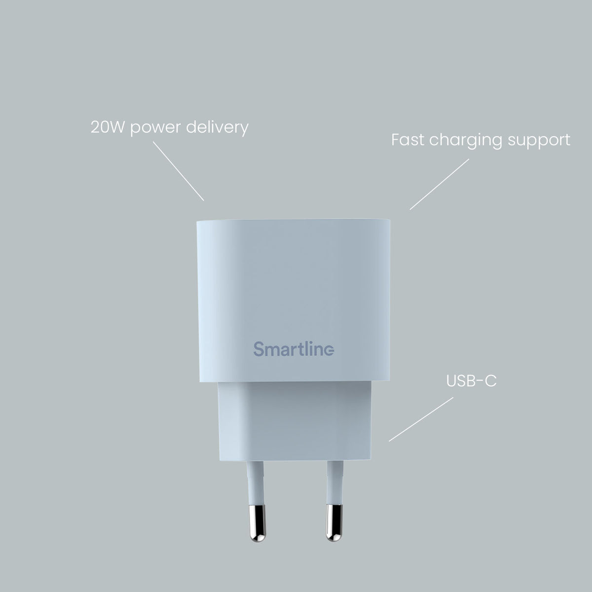 Snabbladdare USB-C PD3.0 (20W)