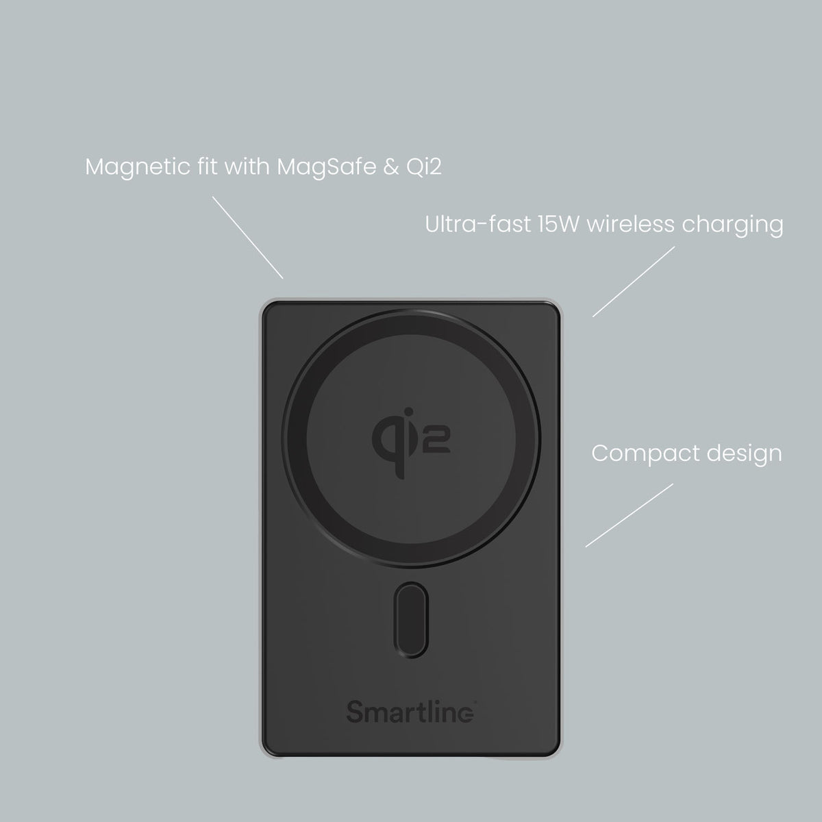 Wireless Powerbank QI2 (15W)